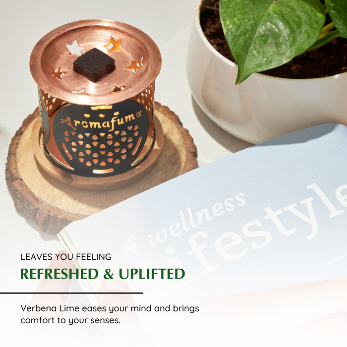 Verbena Lime Incense Bricks Refill Pack